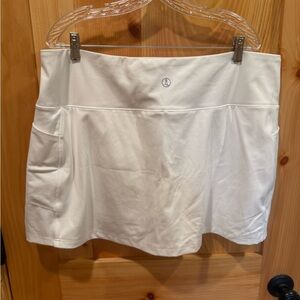 White Athletic Skort